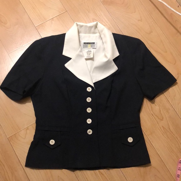 Lois Snyder Dani Max Collard Button Down Top - Picture 1 of 4